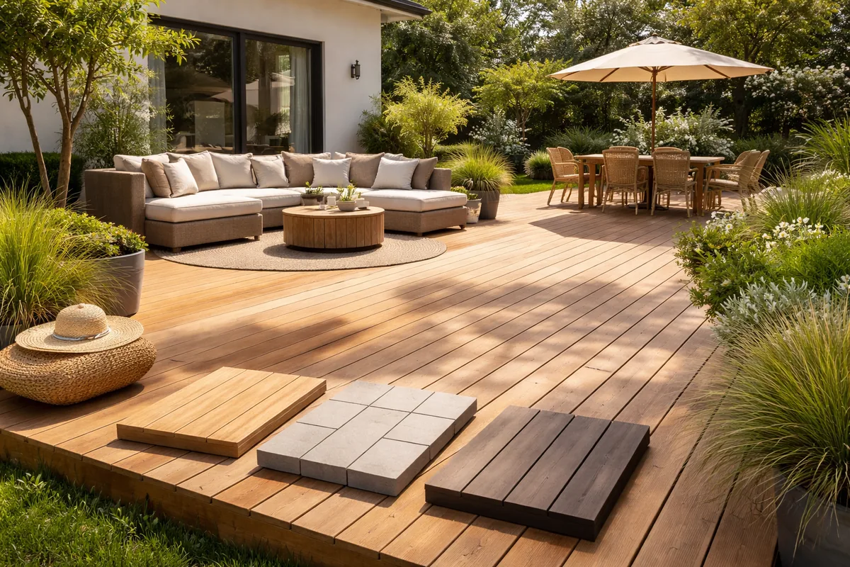 Comment choisir le bon revêtement pour une terrasse en bois
