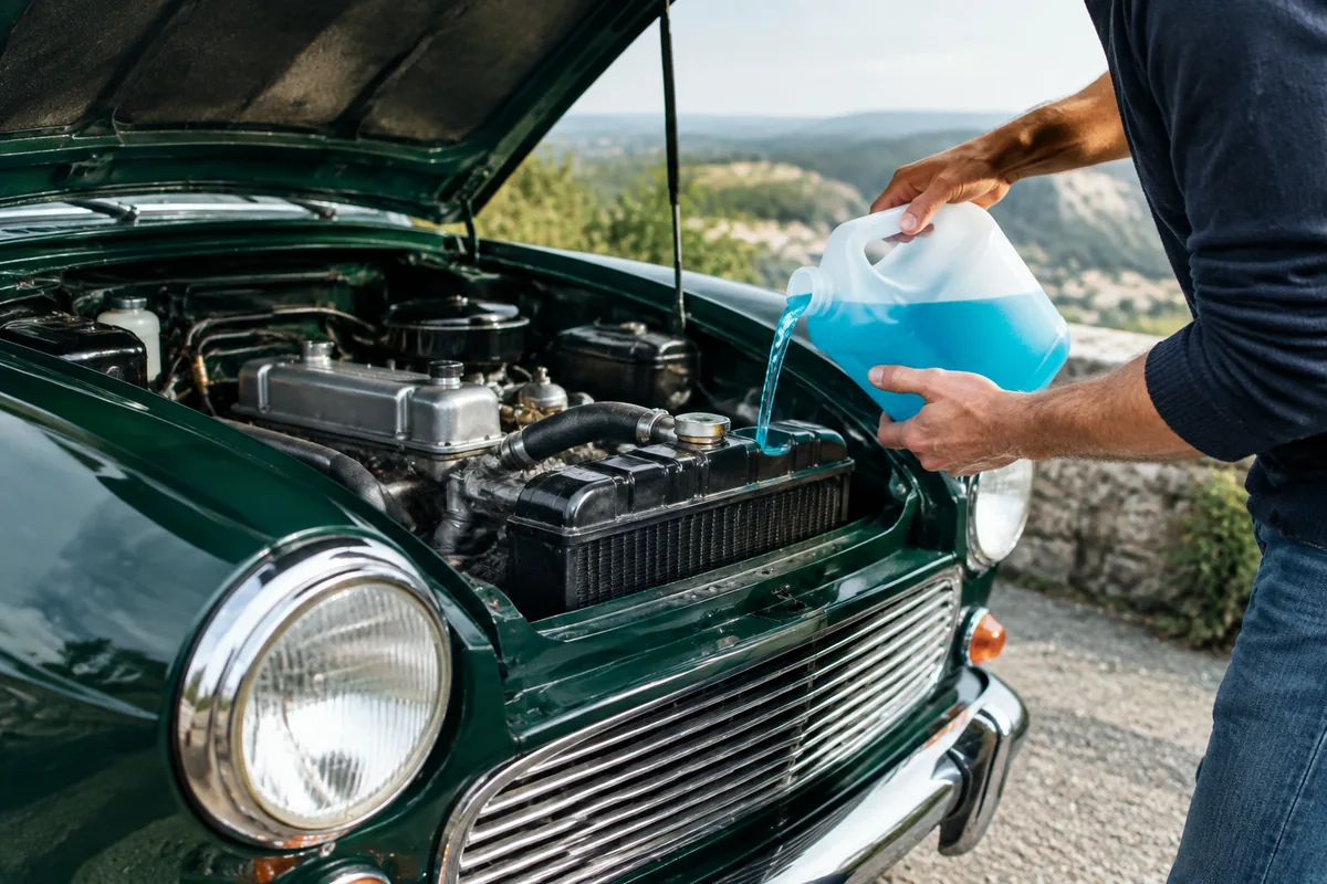 Comment choisir le liquide de refroidissement d’une voiture de collection ?
