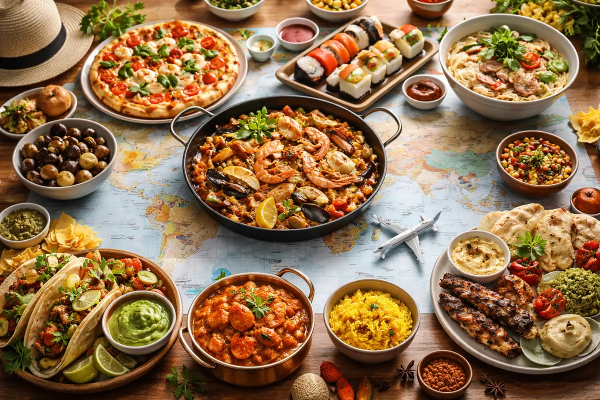 Comment organiser un voyage gourmand autour des cuisines du monde