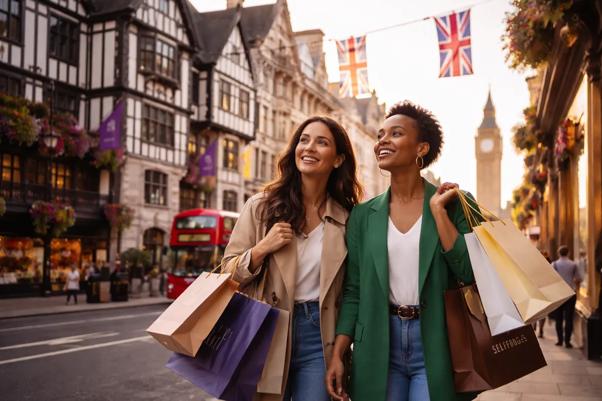 Les multiples expériences de shopping à Londres