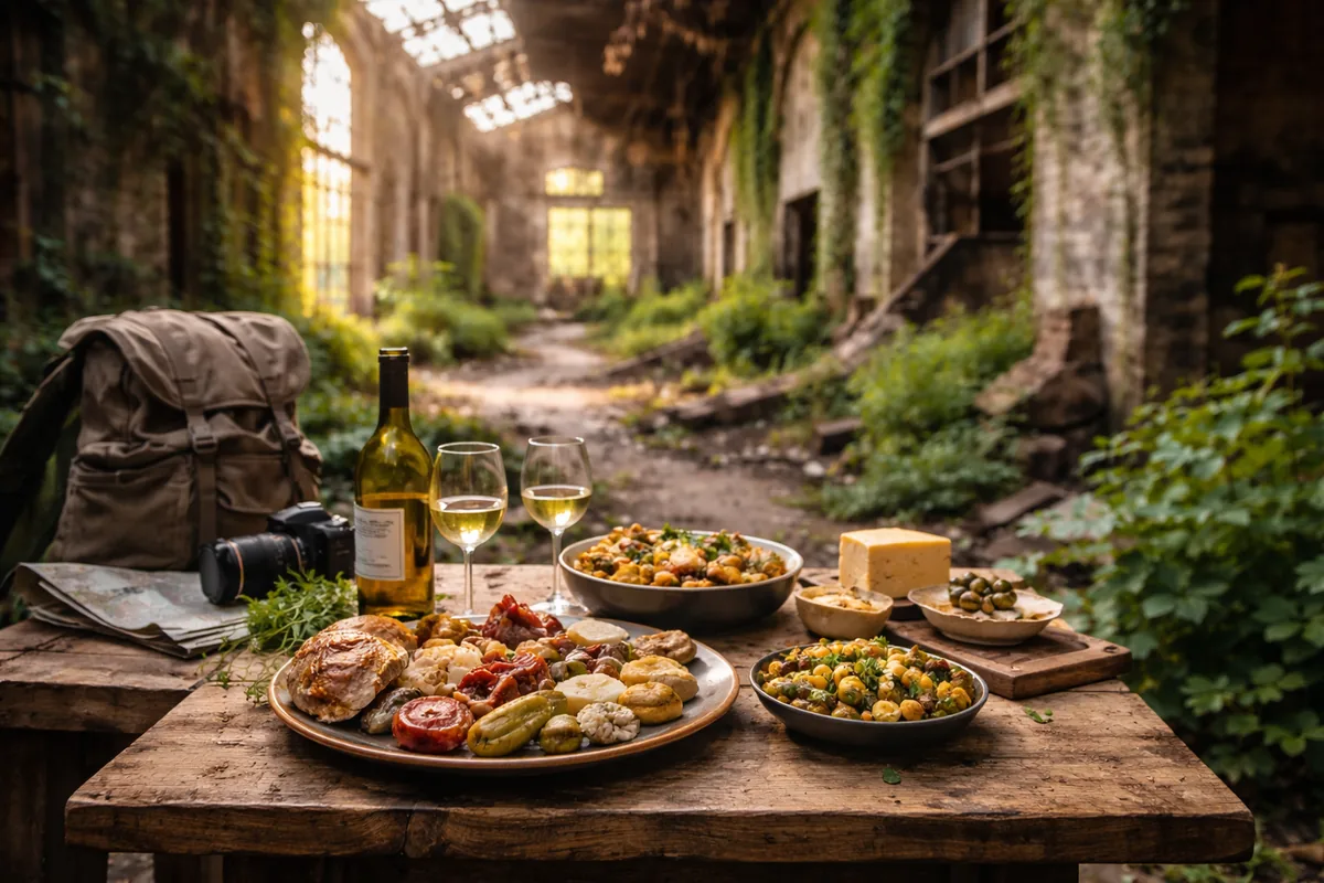 Comment découvrir la gastronomie locale lors d'un voyage urbex